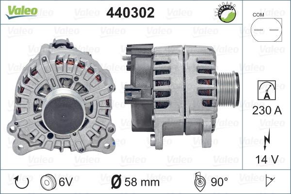 Valeo 440302 - Ģenerators ps1.lv