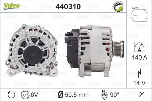 Valeo 440310 - Ģenerators ps1.lv