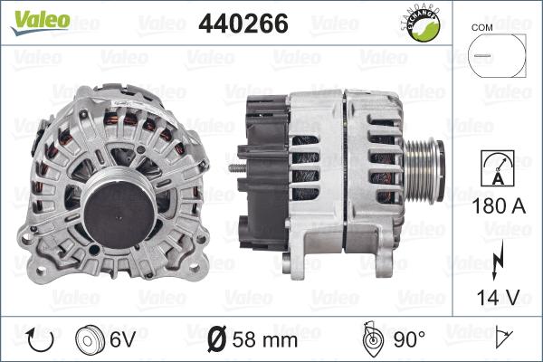 Valeo 440266 - Ģenerators ps1.lv