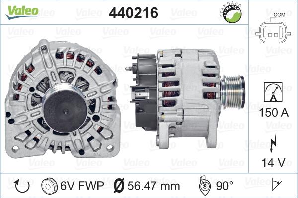 Valeo 440216 - Ģenerators ps1.lv