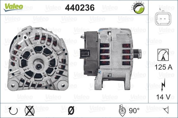 Valeo 440236 - Ģenerators ps1.lv