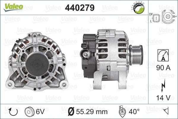 Valeo 440279 - Ģenerators ps1.lv