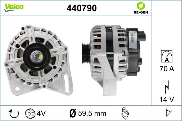 Valeo 440790 - Ģenerators ps1.lv