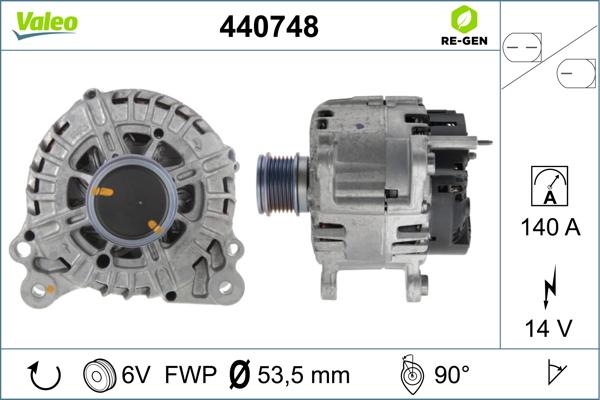 Valeo 440748 - Ģenerators ps1.lv