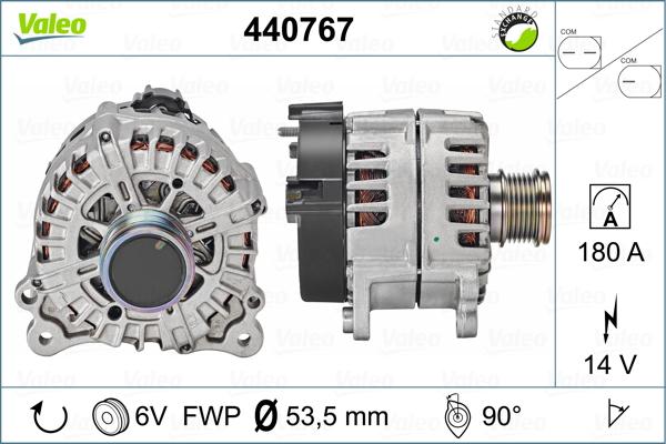 Valeo 440767 - Ģenerators ps1.lv