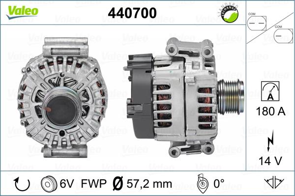 Valeo 440700 - Ģenerators ps1.lv