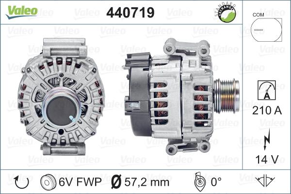 Valeo 440719 - Ģenerators ps1.lv