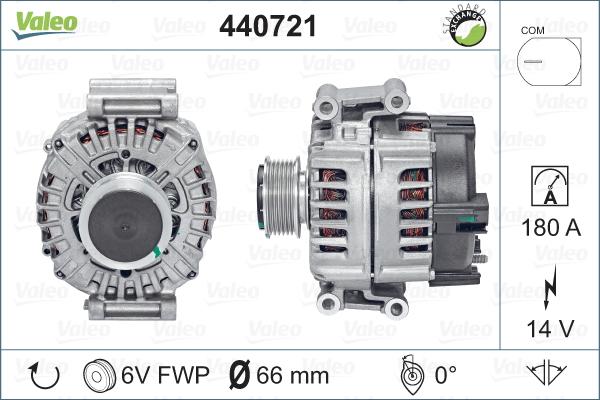 Valeo 440721 - Ģenerators ps1.lv