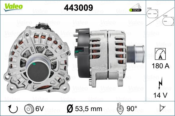 Valeo 443009 - Ģenerators ps1.lv