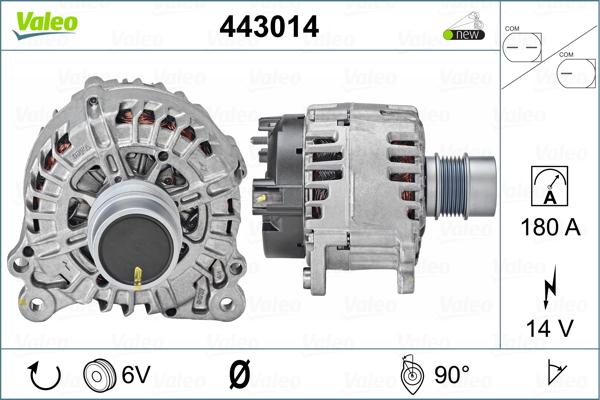 Valeo 443014 - Ģenerators ps1.lv