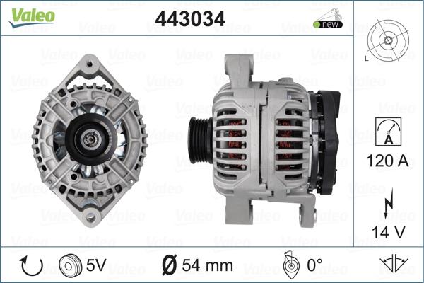 Valeo 443034 - Ģenerators ps1.lv