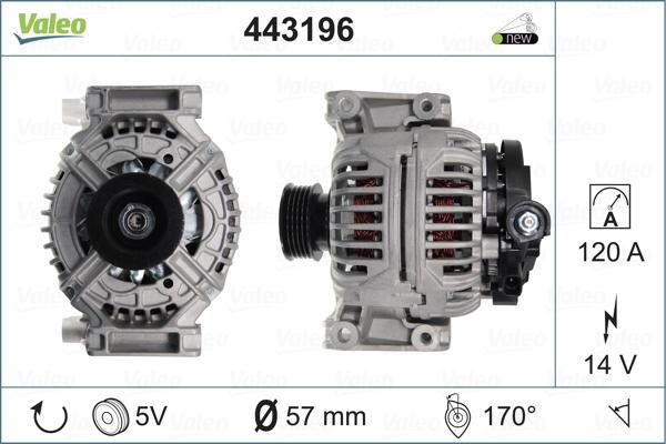 Valeo 443196 - Ģenerators ps1.lv