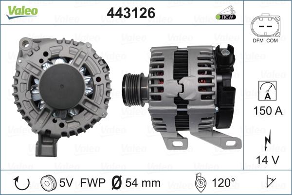 Valeo 443126 - Ģenerators ps1.lv