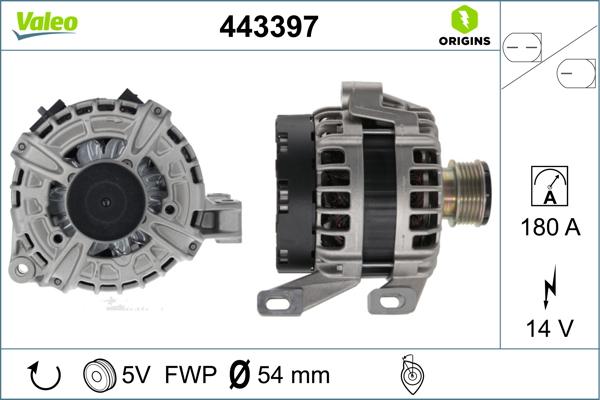 Valeo 443397 - Ģenerators ps1.lv