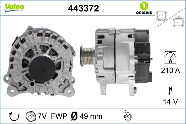 Valeo 443372 - Ģenerators ps1.lv