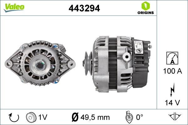 Valeo 443294 - Ģenerators ps1.lv