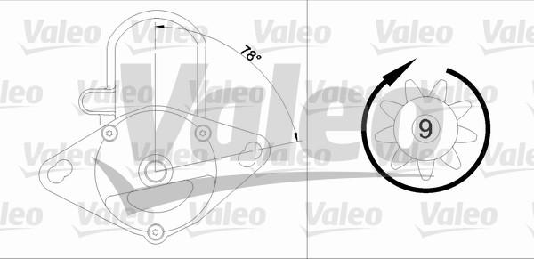 Valeo 455951 - Starteris ps1.lv