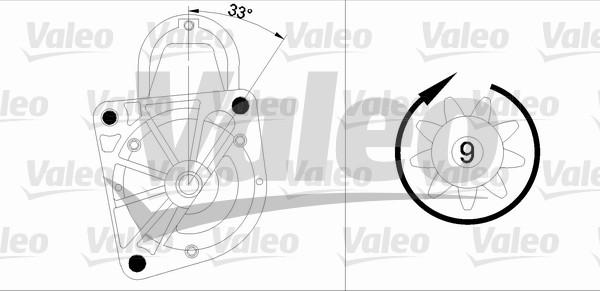 Valeo 455958 - Starteris ps1.lv