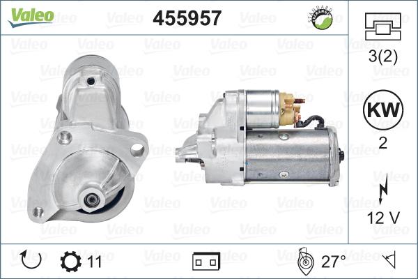 Valeo 455957 - Starteris ps1.lv