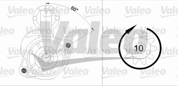 Valeo 455905 - Starteris ps1.lv