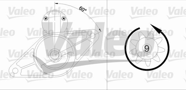 Valeo 455902 - Starteris ps1.lv