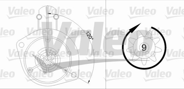 Valeo 455911 - Starteris ps1.lv