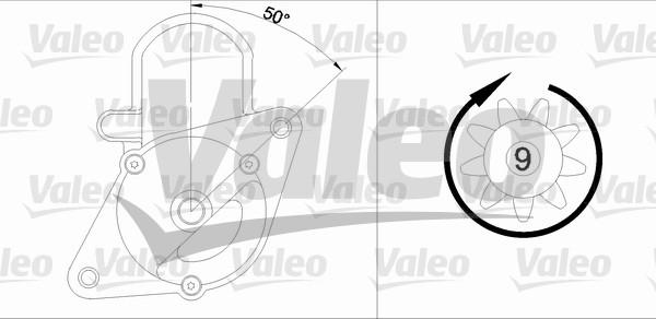 Valeo 455931 - Starteris ps1.lv