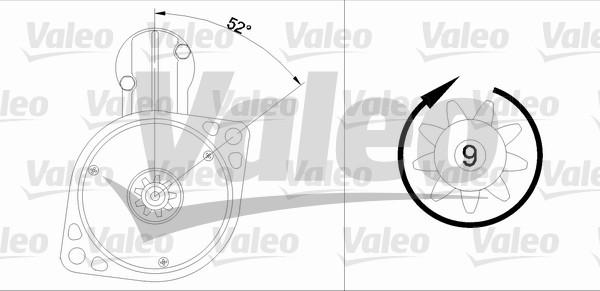 Valeo 455925 - Starteris ps1.lv