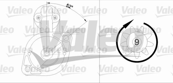 Valeo 455920 - Starteris ps1.lv