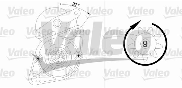 Valeo 455921 - Starteris ps1.lv