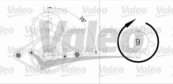 Valeo 455923 - Starteris ps1.lv