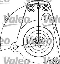 Valeo 455541 - Starteris ps1.lv