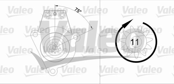 Valeo 455542 - Starteris ps1.lv