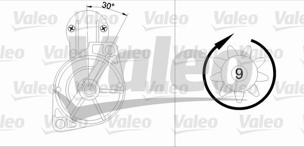 Valeo 455566 - Starteris ps1.lv