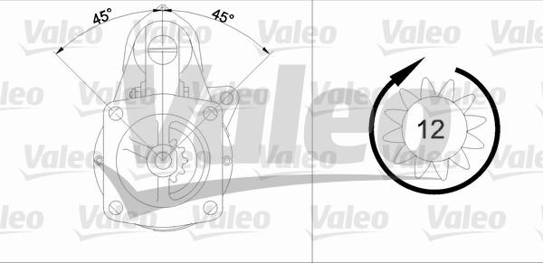 Valeo 455509 - Starteris ps1.lv