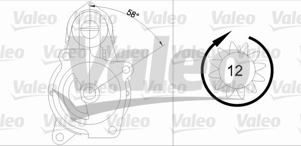 Valeo 455503 - Starteris ps1.lv