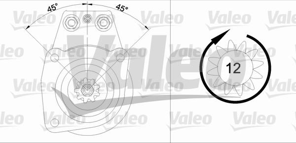 Valeo 455502 - Starteris ps1.lv