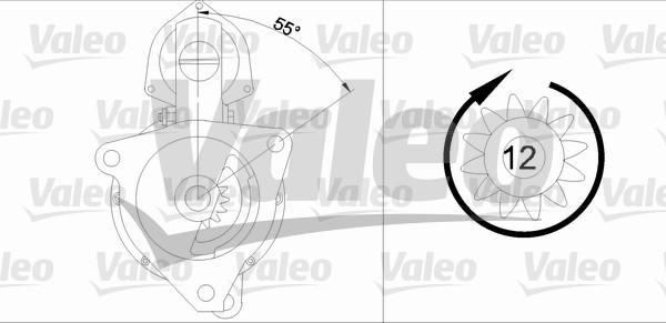 Valeo 455510 - Starteris ps1.lv