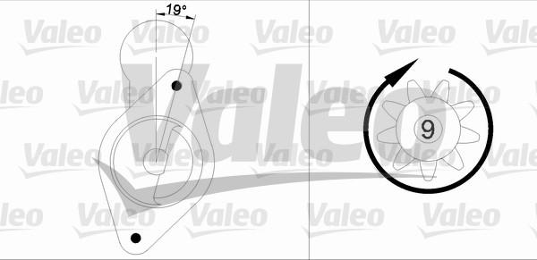 Valeo 455586 - Starteris ps1.lv