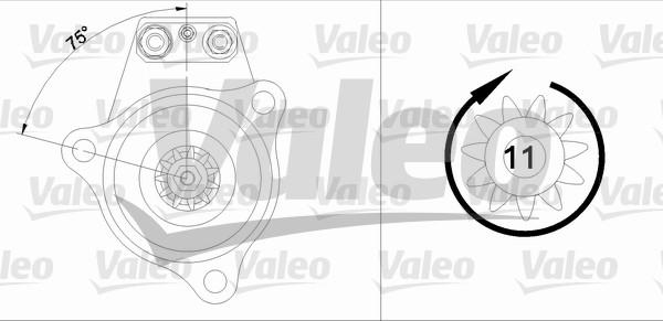 Valeo 455524 - Starteris ps1.lv