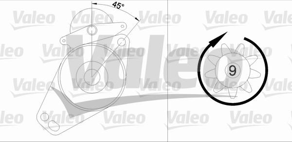 Valeo 455576 - Starteris ps1.lv