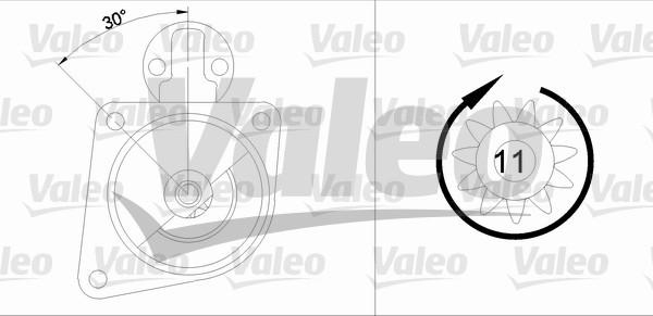 Valeo 455571 - Starteris ps1.lv