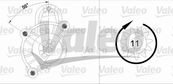 Valeo 455691 - Starteris ps1.lv