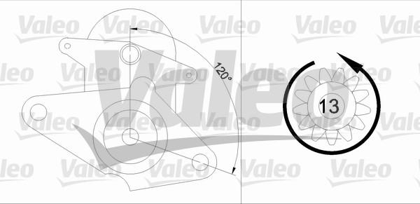 Valeo 455604 - Starteris ps1.lv