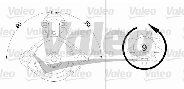 Valeo 455601 - Starteris ps1.lv