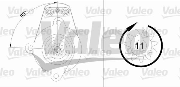 Valeo 455616 - Starteris ps1.lv