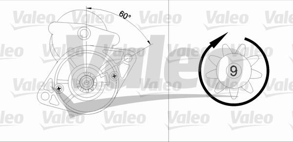 Valeo 455612 - Starteris ps1.lv