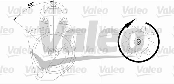 Valeo 455685 - Starteris ps1.lv