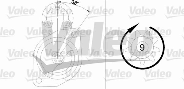 Valeo 455686 - Starteris ps1.lv