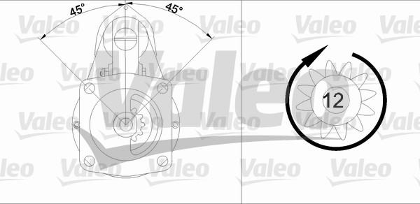 Valeo 455688 - Starteris ps1.lv